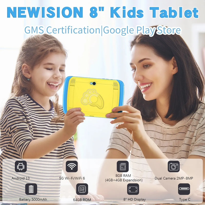 Tablet Pritom MQ818 Kids 8 polegadas